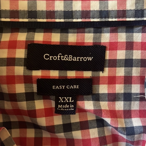 Men’s Croft & Barrow button down shirt, size XXL - Picture 3 of 4